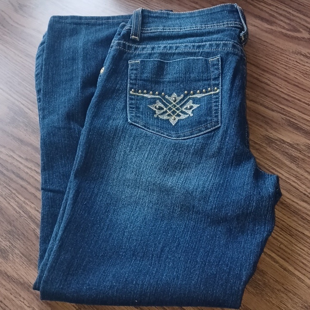 US Polo Association Classic 5 Pocket Straight Leg Denim Jeans - Size 8, see pics